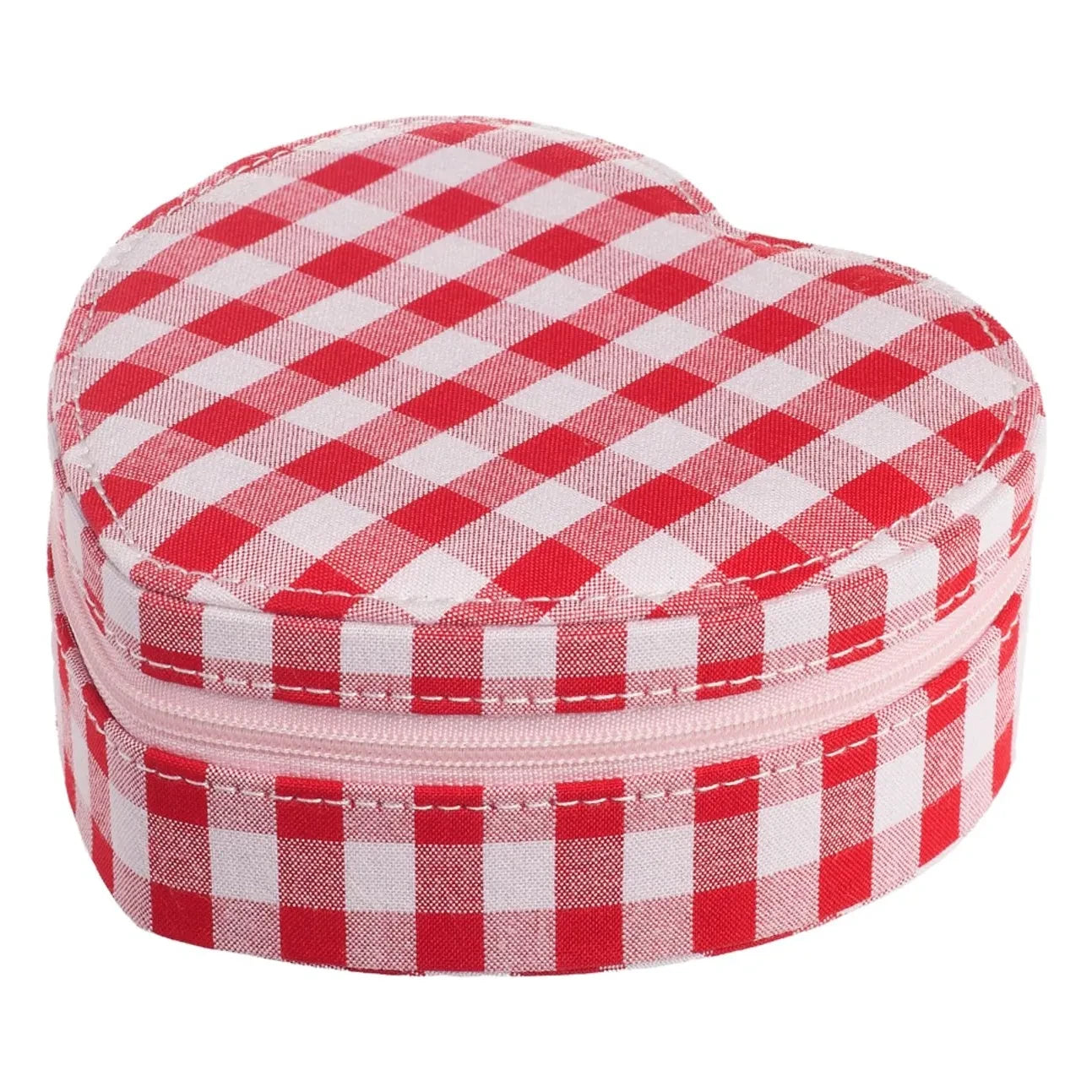 Rockahula Kids - Vichy Herz Schmuckschatulle | Rot