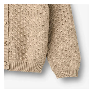 Weizen - Magnella Bio-Baumwoll-Cardigan | Ecru