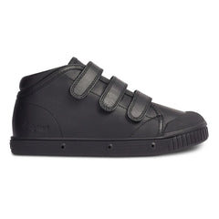 Spring Court - B2 Nappa High-Top Klett-Sneaker | Schwarz