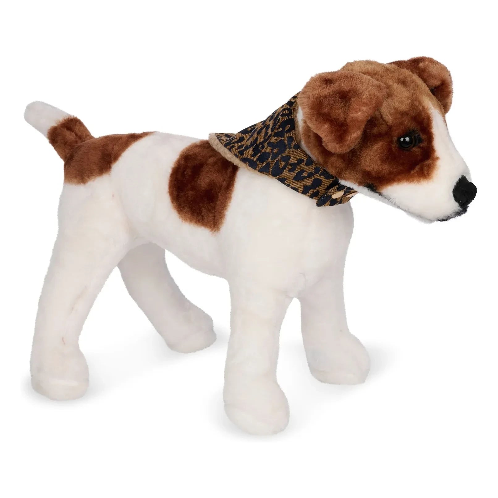 Caramel & Cie – Leopardenhundehalstuch | Braun