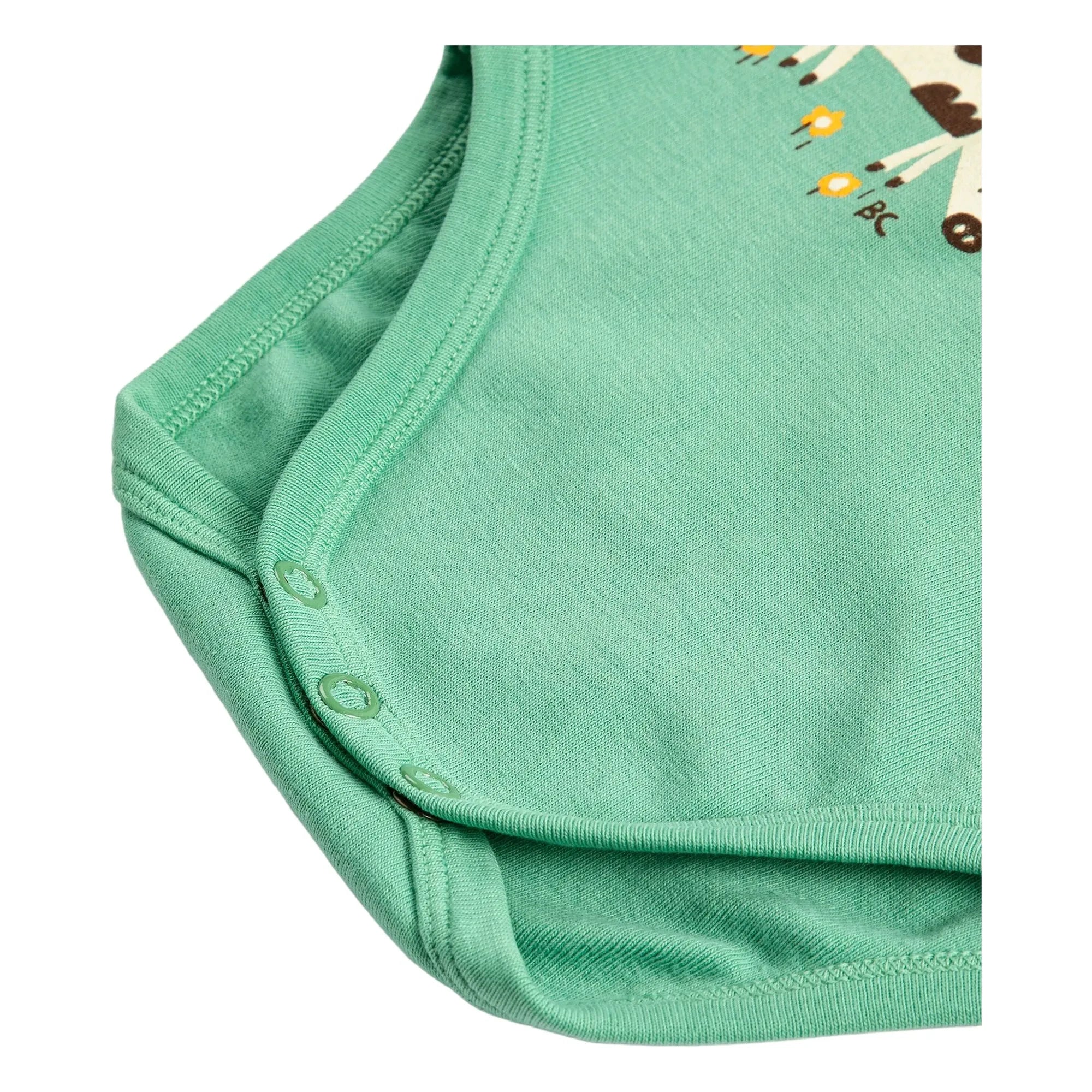 Bobo Choses - Bio-Baumwoll-Body Cow | Grün