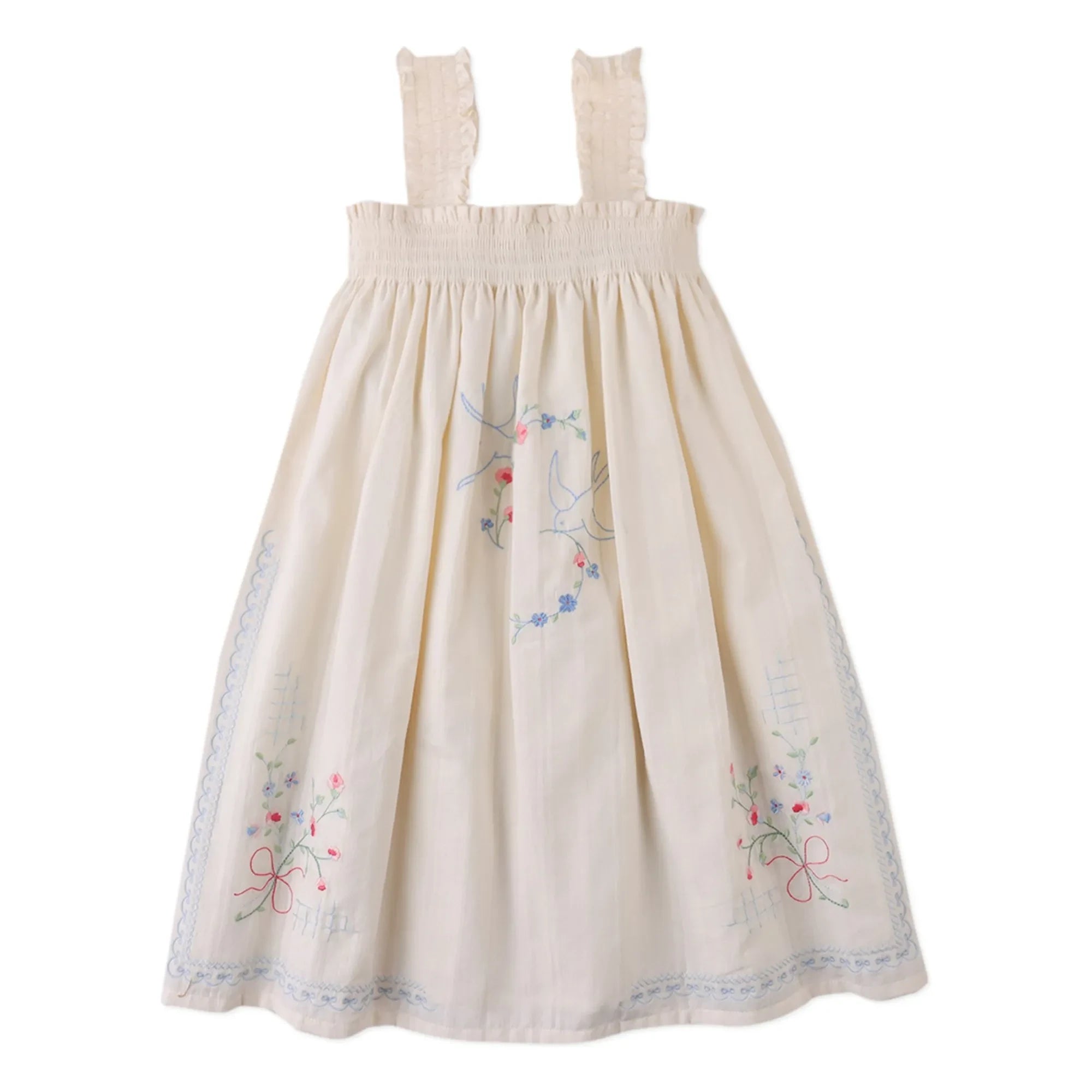 Gingersnaps - Alessia Besticktes Kleid | Ecru