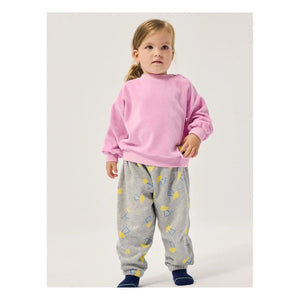 Bobo Choses - Jogger saucers Bio-Baumwolle Baby | Meliertes Grau
