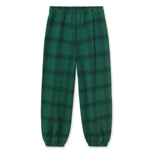 Tinycottons – Jogginghose aus Bio-Baumwolle mit Karomuster | Grün