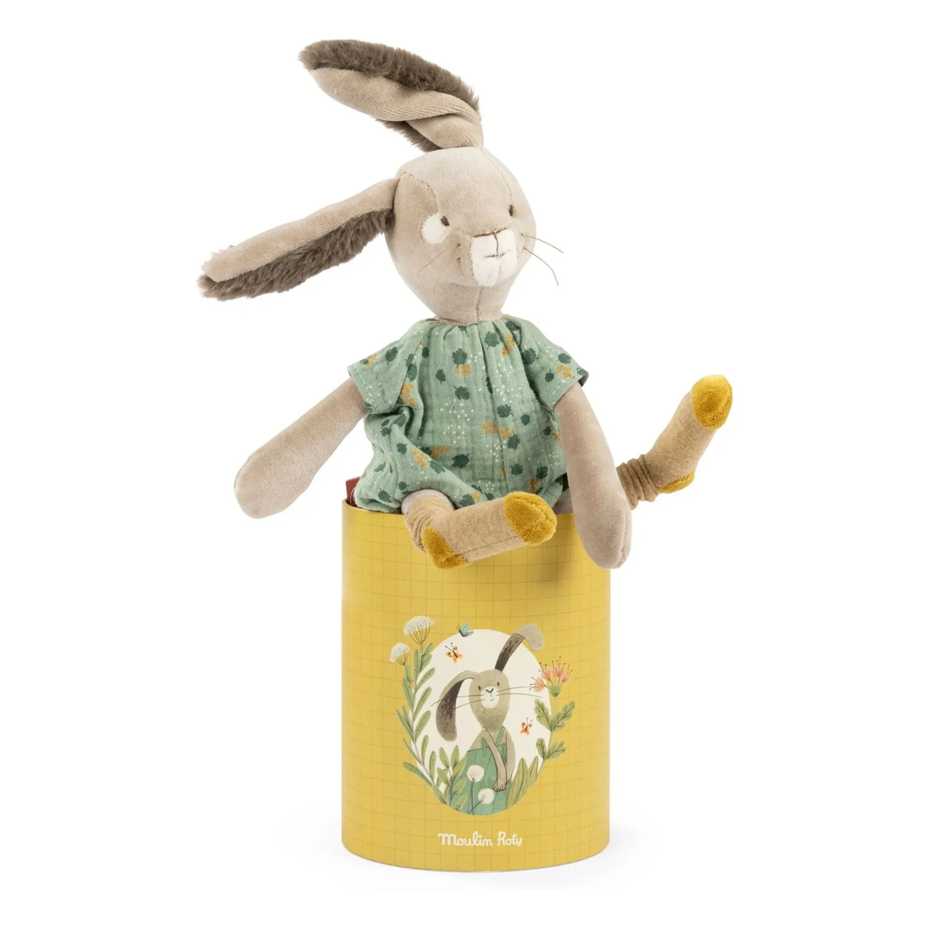 Moulin Roty - Sage Hase Plüsch - Trois petits lapins
