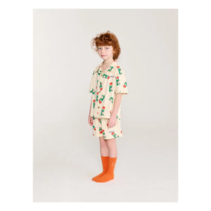 Bobo Choses - Pickles Set aus Bio-Baumwollhemd und Shorts | Ecru