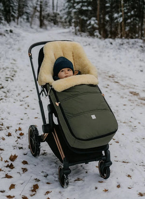 Kaiser - Dublas 2.0 universeller Lammfell-Fußsack | Khaki
