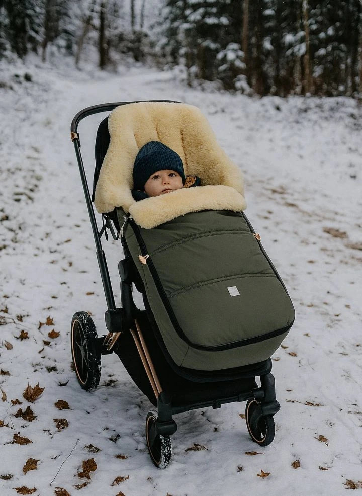 Kaiser - Dublas 2.0 universeller Lammfell-Fußsack | Khaki