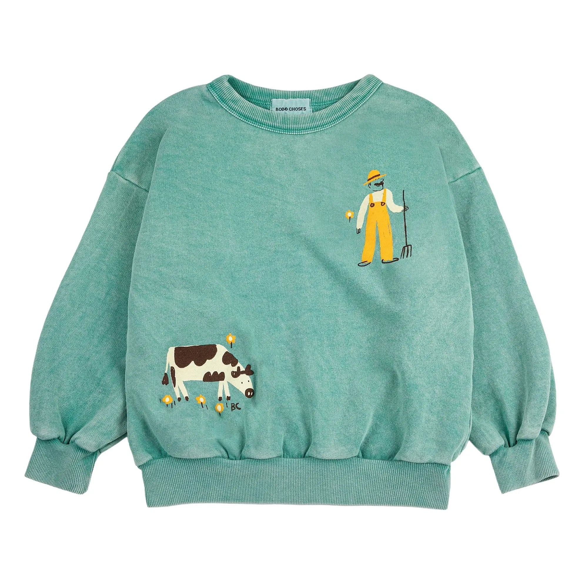 Bobo Choses - Sweat Farm Bio-Baumwolle | Grün
