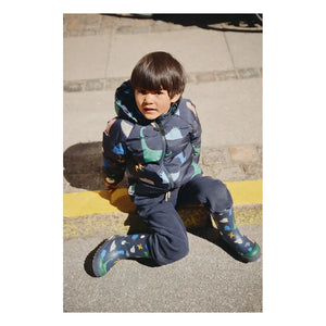 Liewood - Mason Dinosaurier Gummistiefel | Marineblau