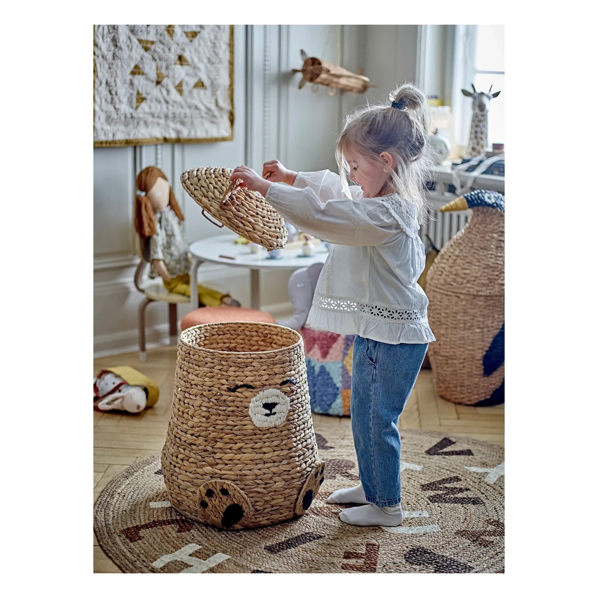 Bloomingville Mini - Dinne Jute-Teppich | Natur