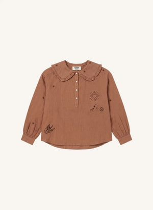 Hundred Pieces - Candy Stars Bluse | Braun