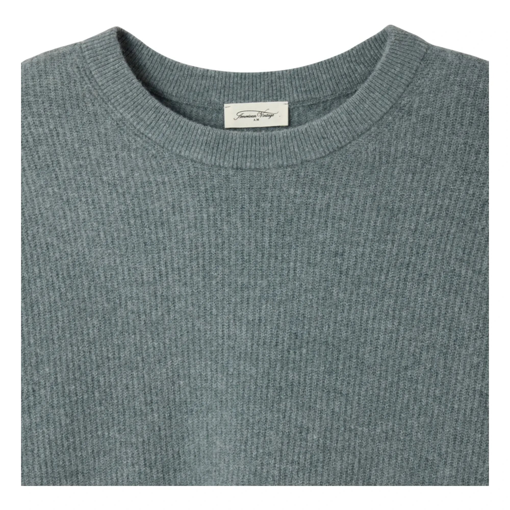 American Vintage - Pullover mit Rundhalsausschnitt | Granit