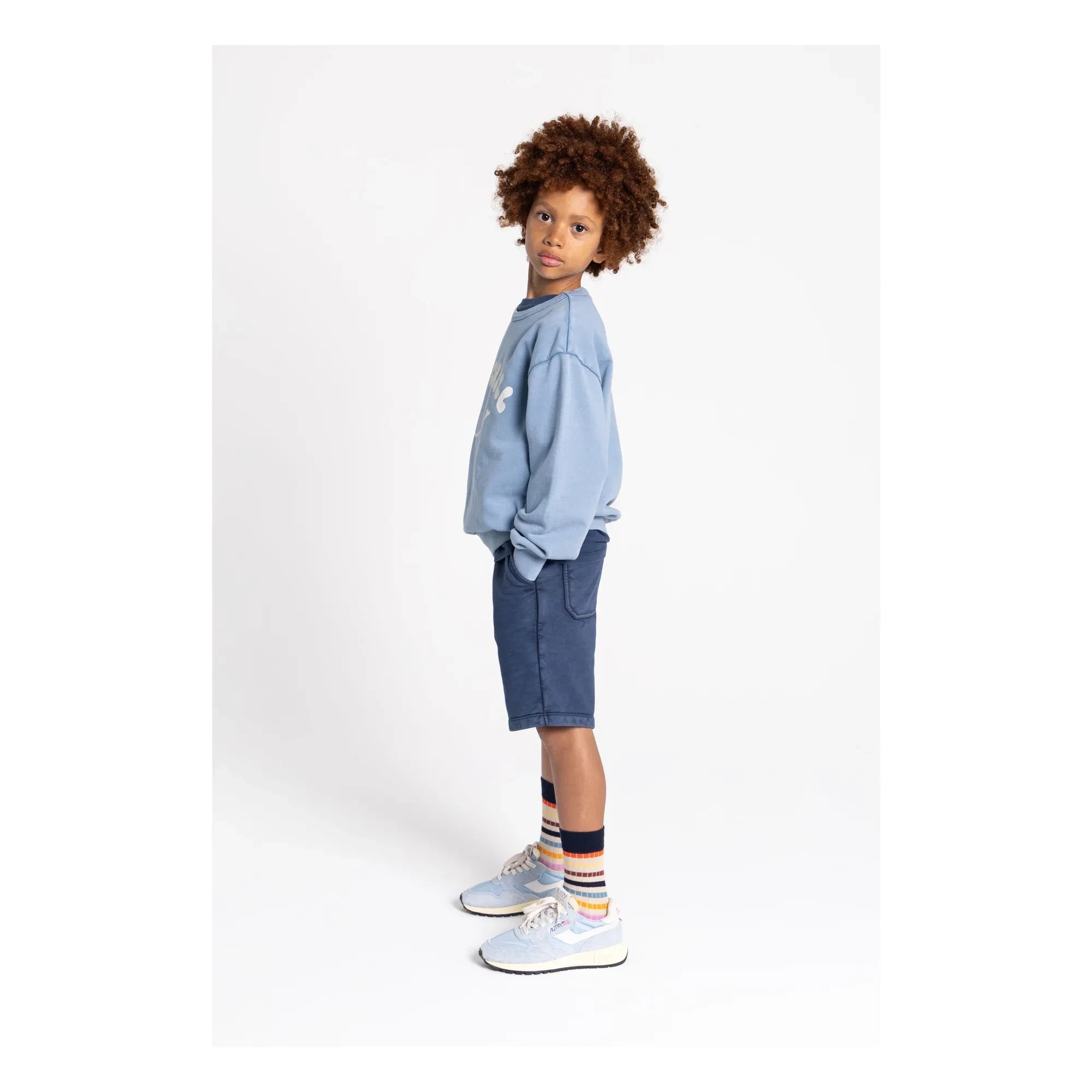 Smallable Kid - Milo Bio-Baumwoll-Shorts | Dunkelblau
