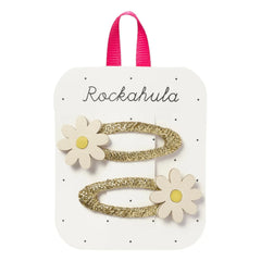 Rockahula Kids - Haargummis mit Gänseblümchen (2er-Set) | Gold