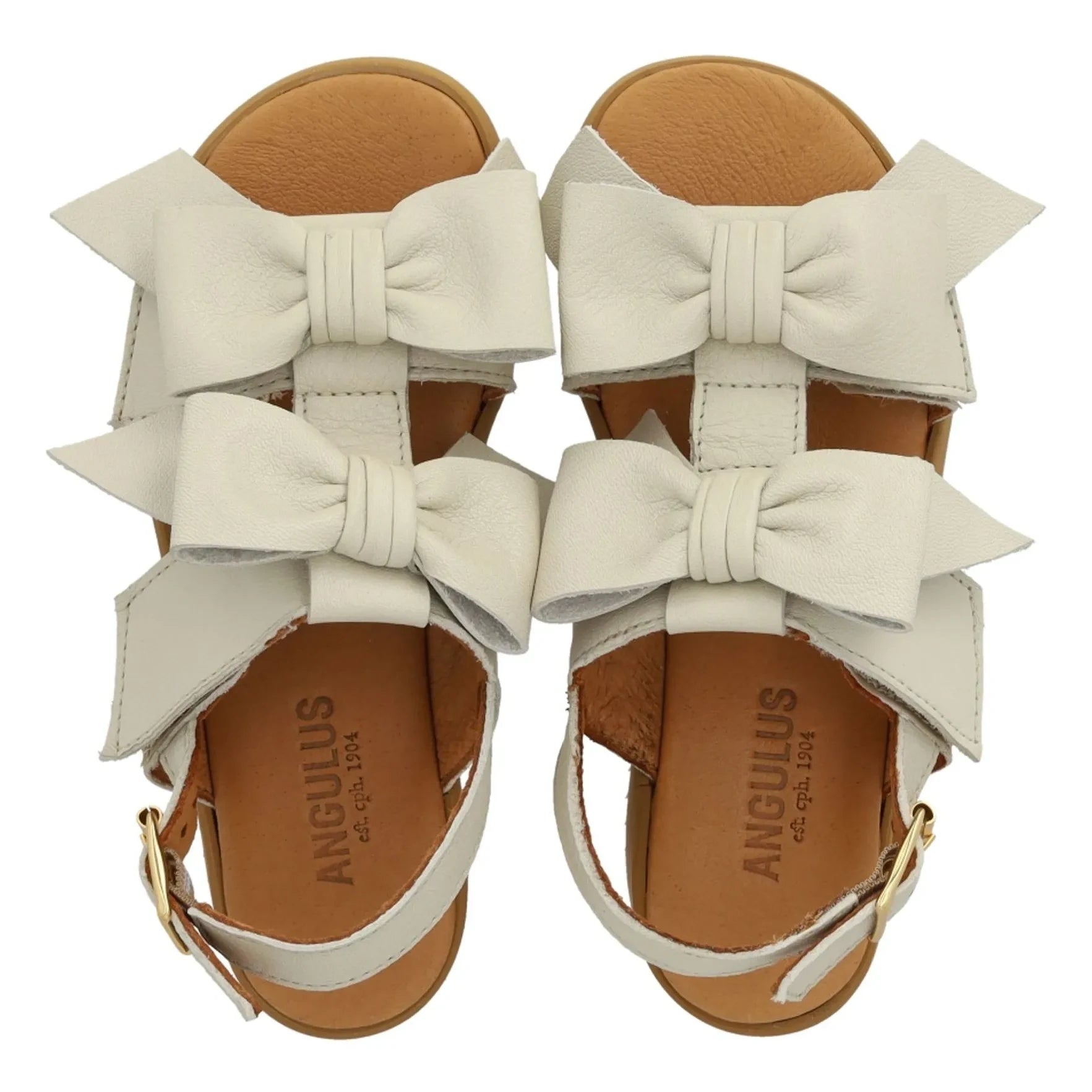 Angulus - Sandalen mit Knoten | Creme