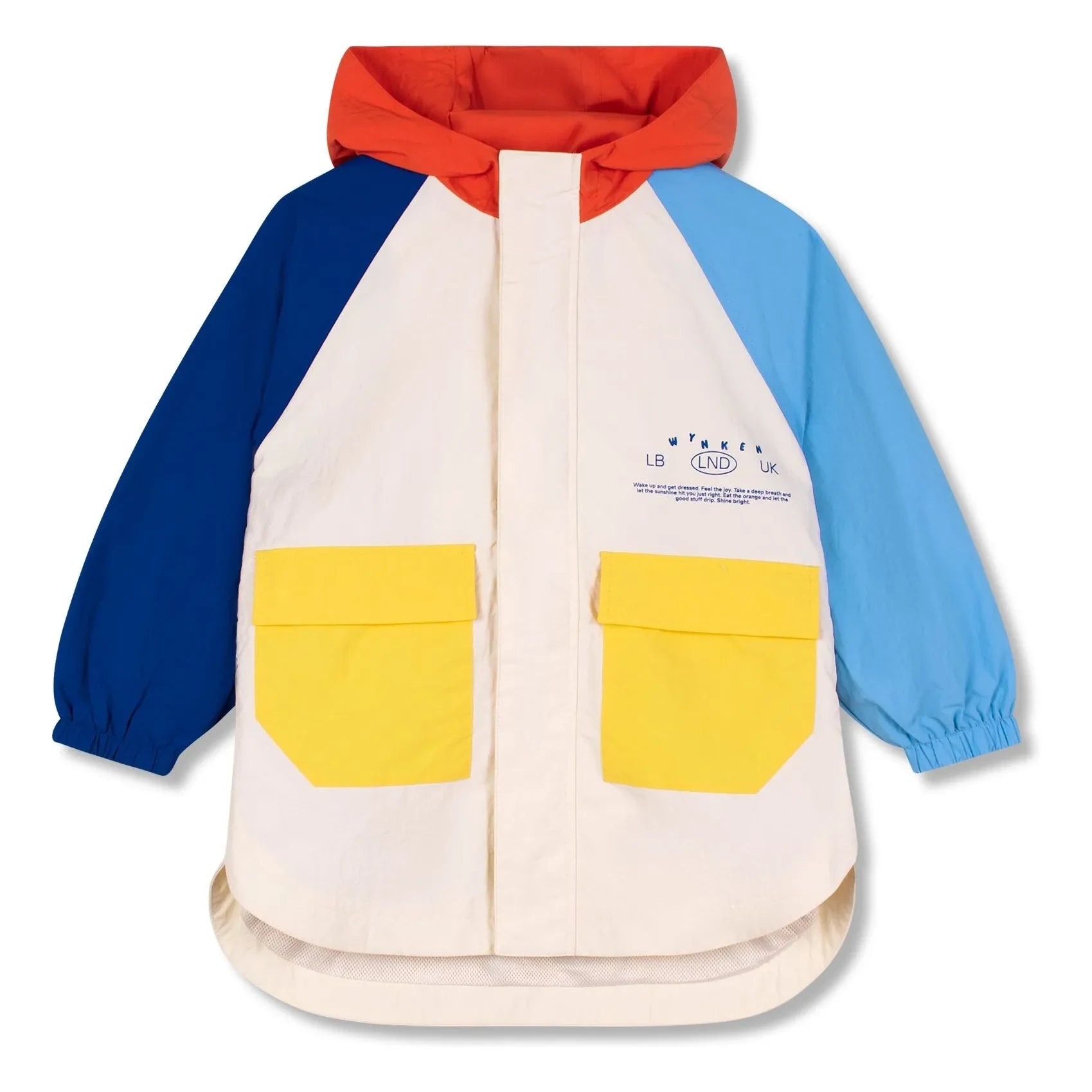 Wynken – Windjacke mit Farbblock-Design | Ecru