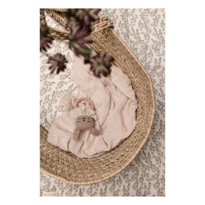Main Sauvage - Holz-Hase Beißring | Beige