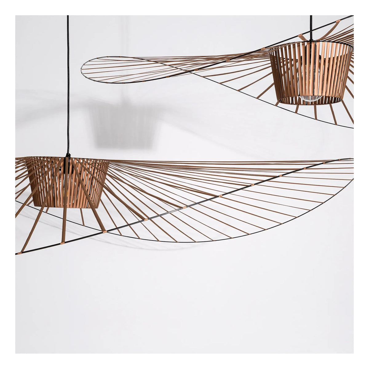 Petite friture - Vertigo Pendelleuchte - Bronze | Kupferrot