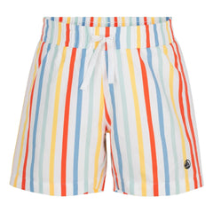 Petit Bateau - Gestreifte Badeshorts aus recycelten Fasern | Gelb