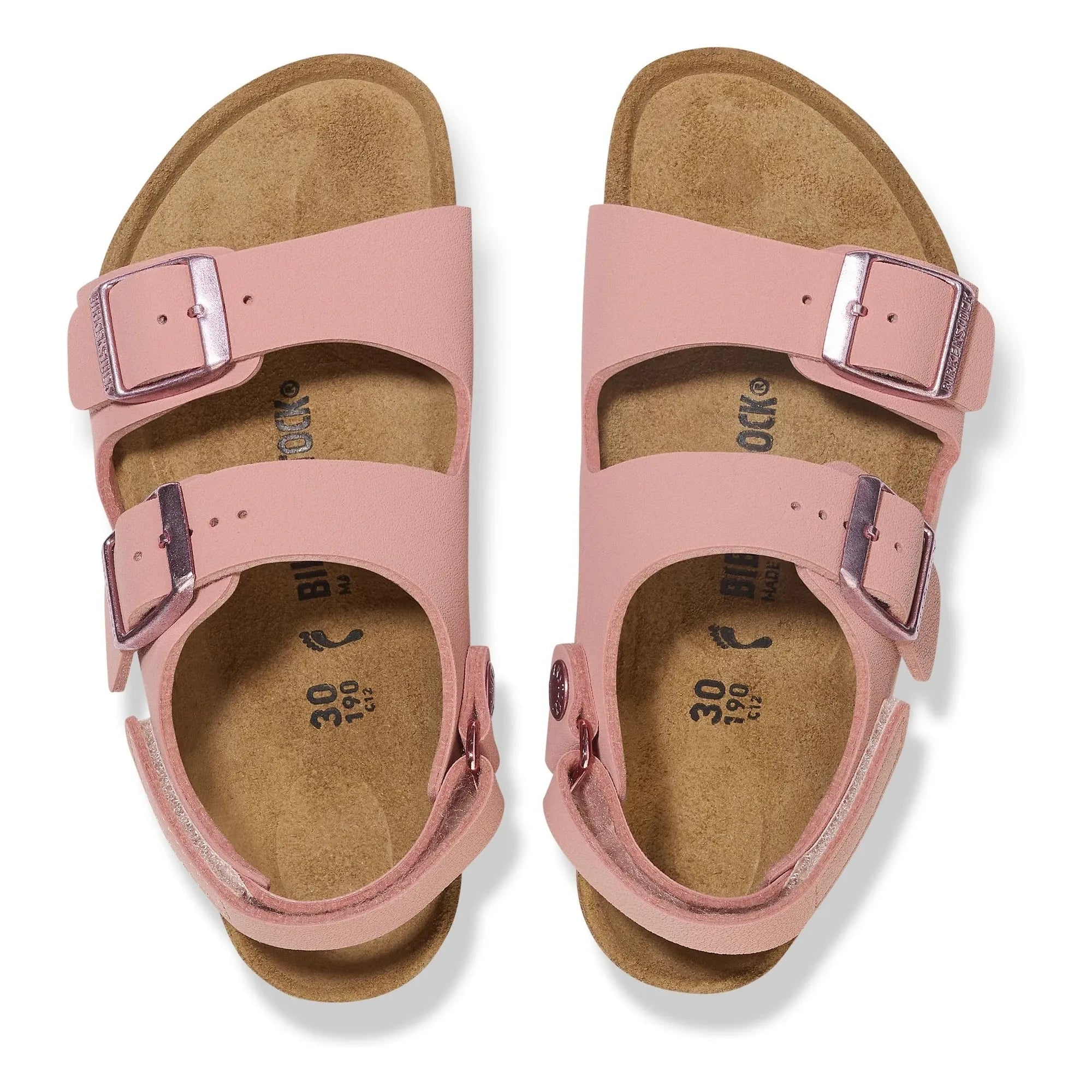 BIRKENSTOCK - Sandalen Milano AS Kinder Birko-Flor Birkibuc | Rosa