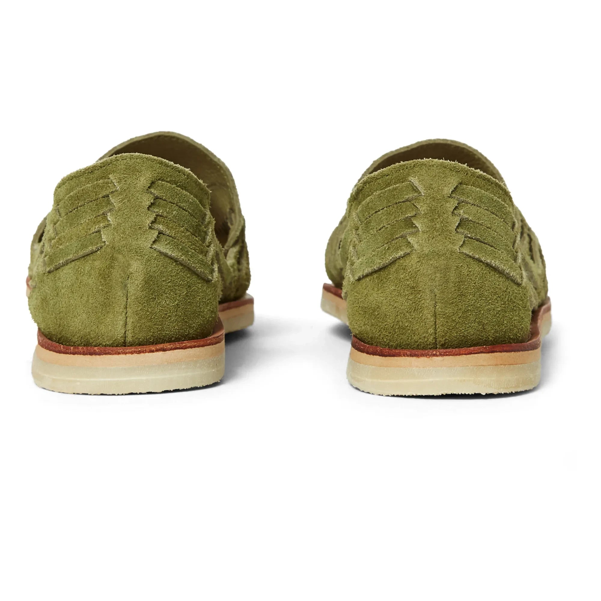 Mapache - Alegre Wildleder-Sandalen | Olivgrün