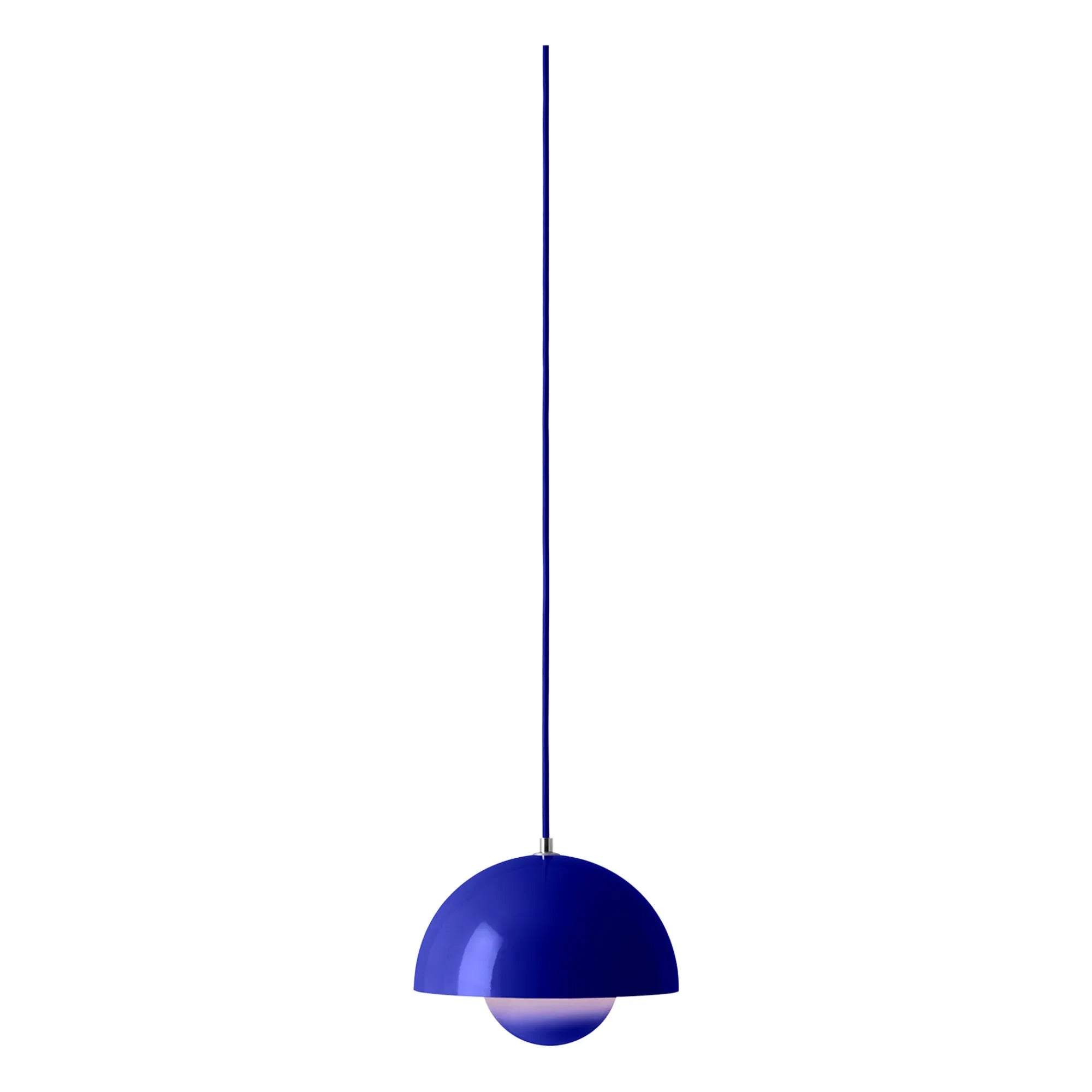 & Tradition - Flowerpot VP1 Pendelleuchte, Verner Panton, 1968 | Blau