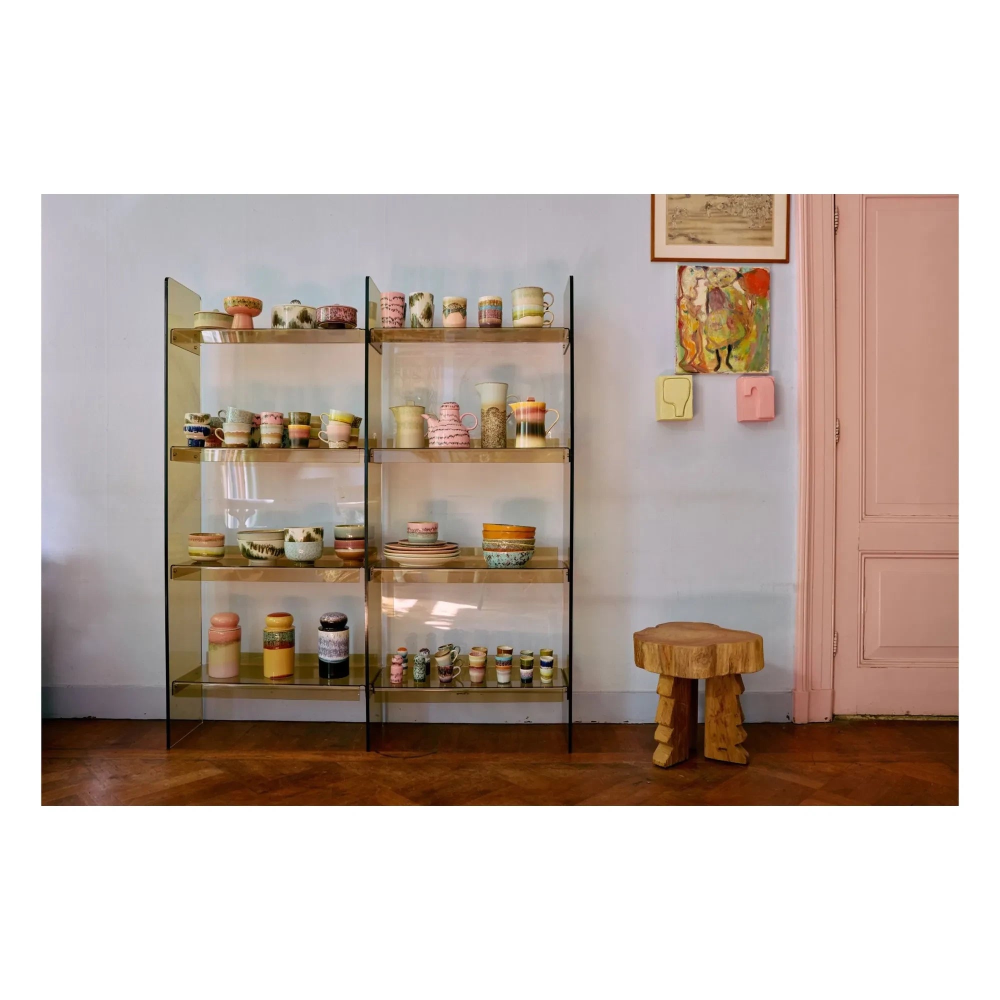 HKliving - Akryl-Bücherregal | Olivgrün