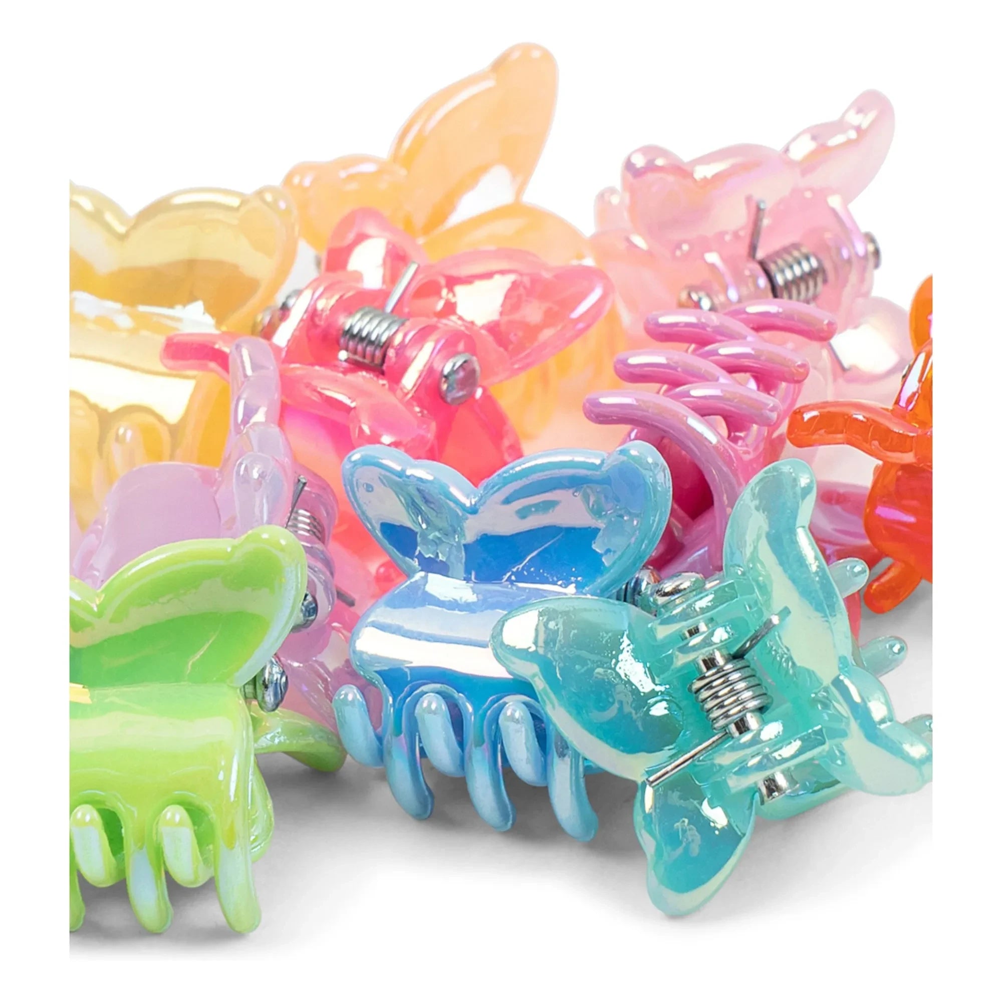 Konges Sløjd - 10er Set Mini Schmetterlings-Haarklammern | Rosa