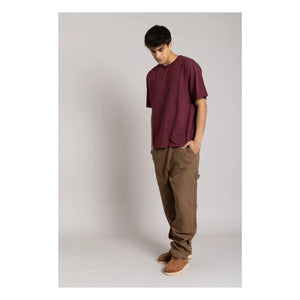Smallable Man - Solal Bio-Baumwoll-T-Shirt | Aubergine