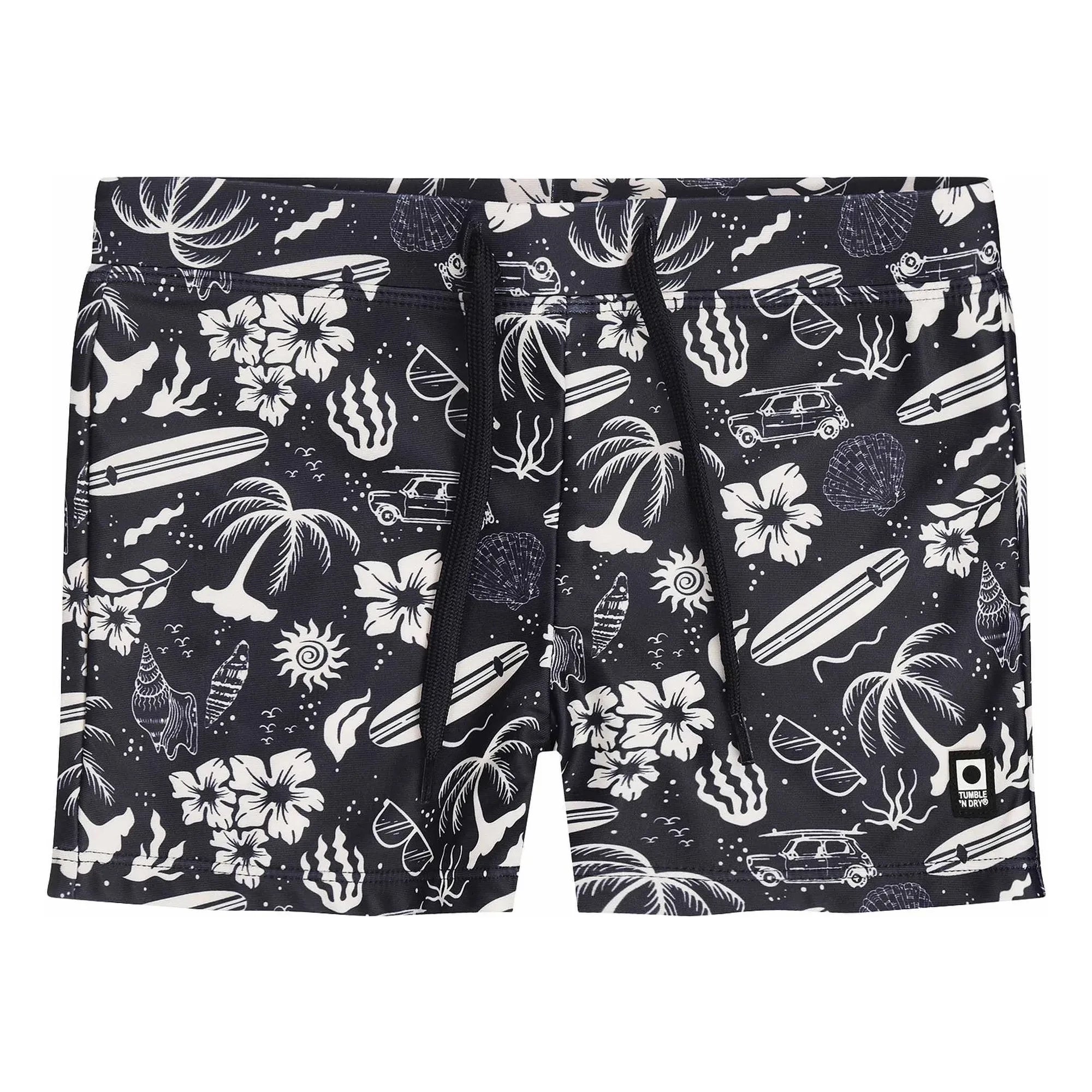 Tumble N'Dry – Badeshorts Salvador recycelte Fasern | Nachtblau