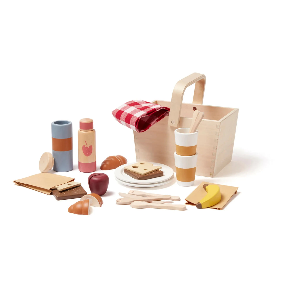 Kid's Concept - Picknickkorb aus Holz