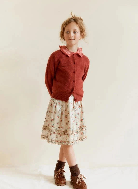 Caramel - Rosa Kaschmir Strickjacke | Rosa
