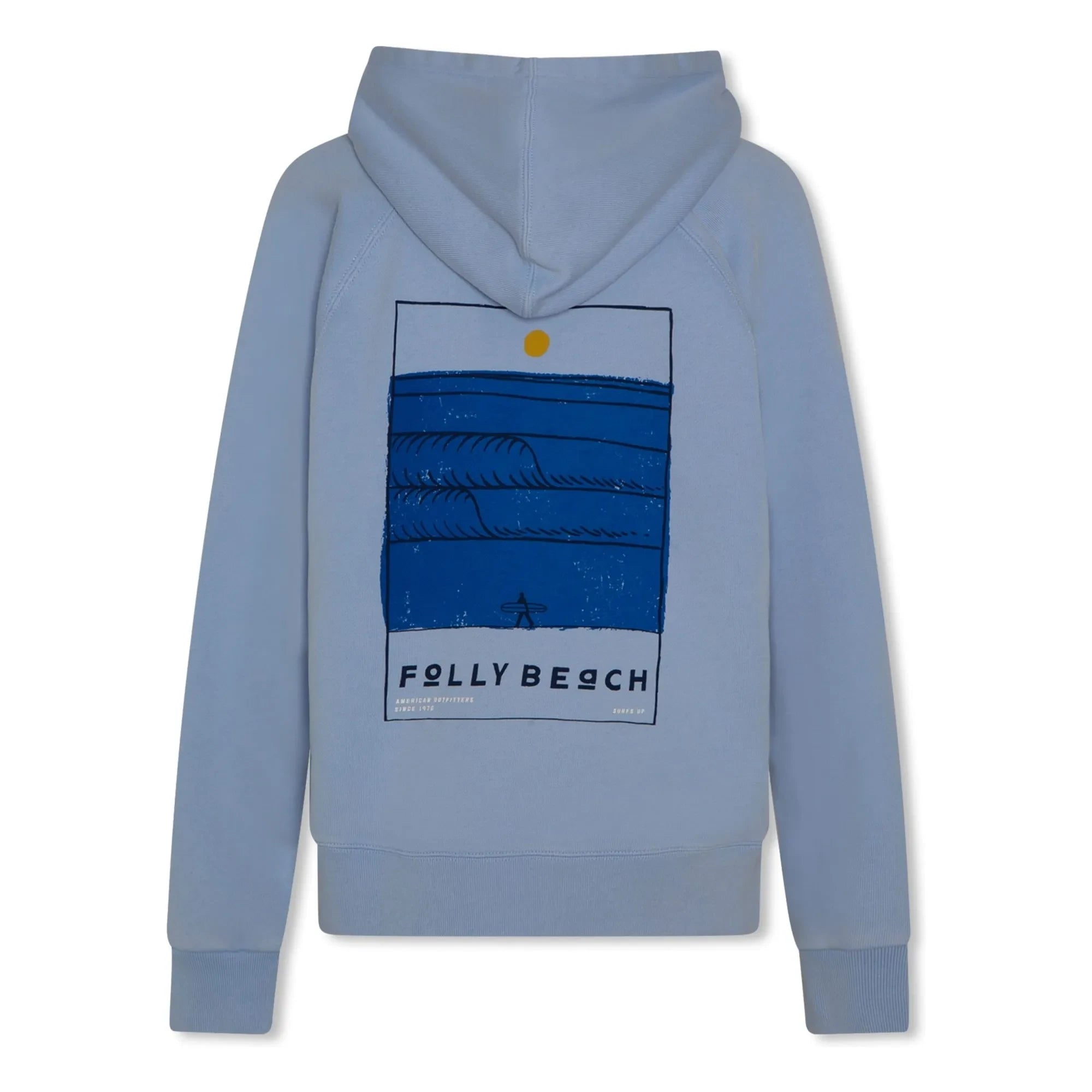 AO76 - Clyde Folly Sweatshirt aus recycelter Baumwolle | Hellblau