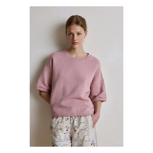 Hod - Solange Baumwoll-Sweatshirt | Pflaume