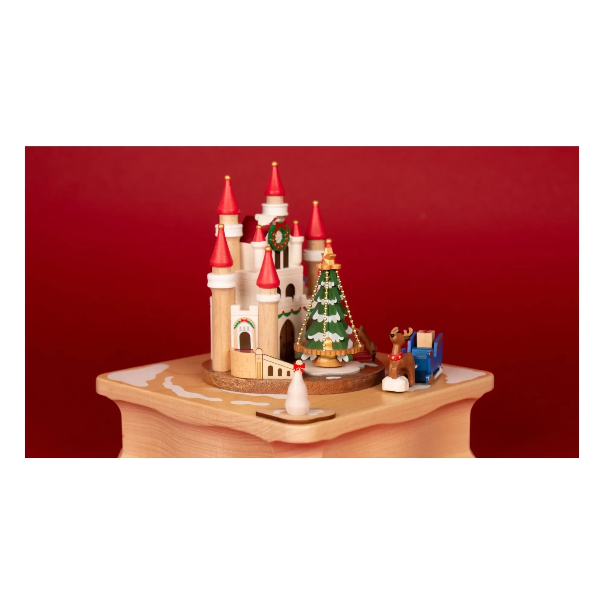 Wooderful life - Weihnachtsschloss Spieldose