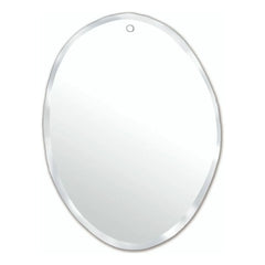 M Nuance – Extra flacher Spiegel mit abgeschrägter Kante – Roh, oval 50x66 cm