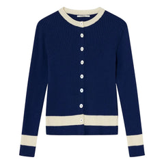 Dr Bloom - Gaseosa Baumwollstrickjacke | Blau