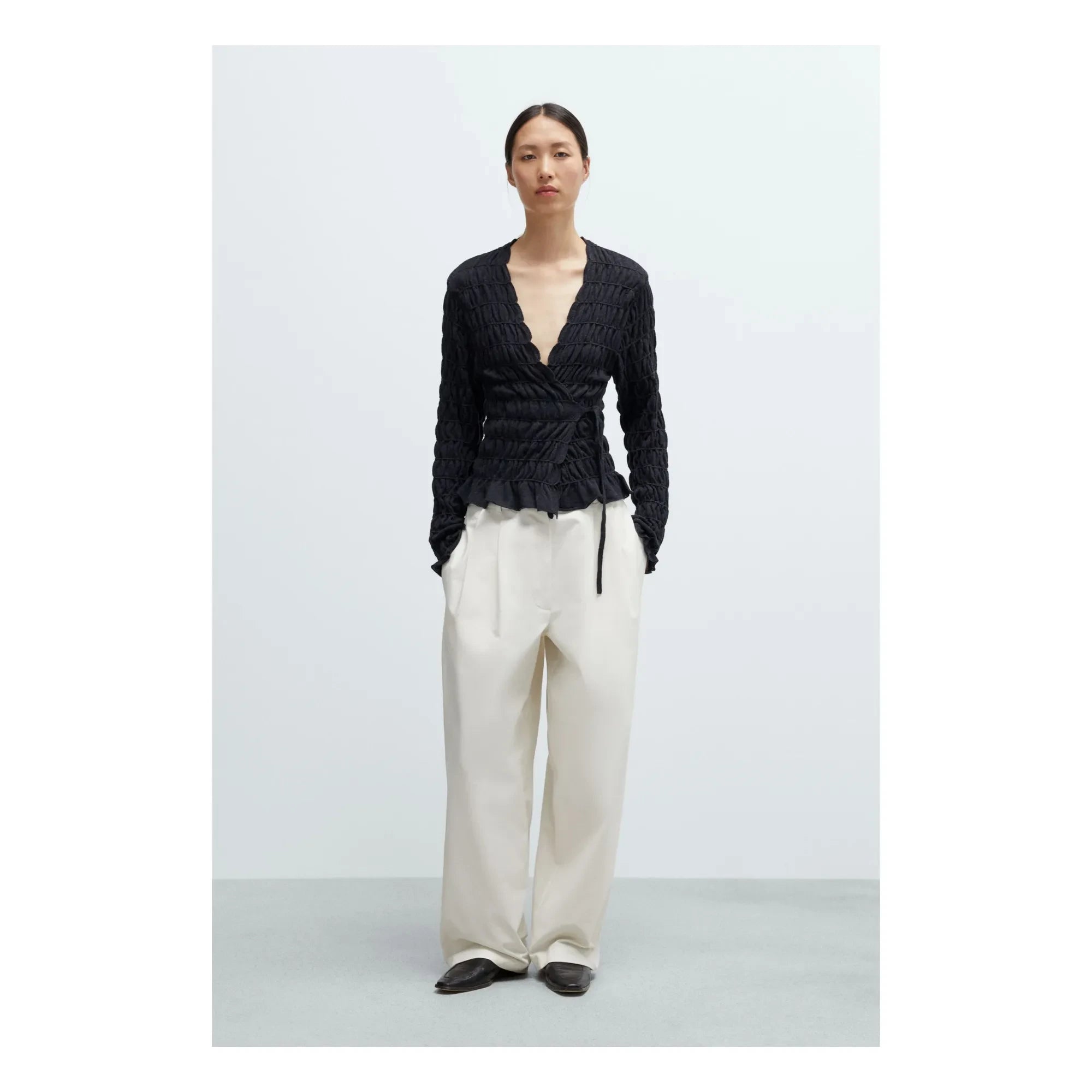 Cordera - Merinowoll-Strickjacke | Anthrazitgrau