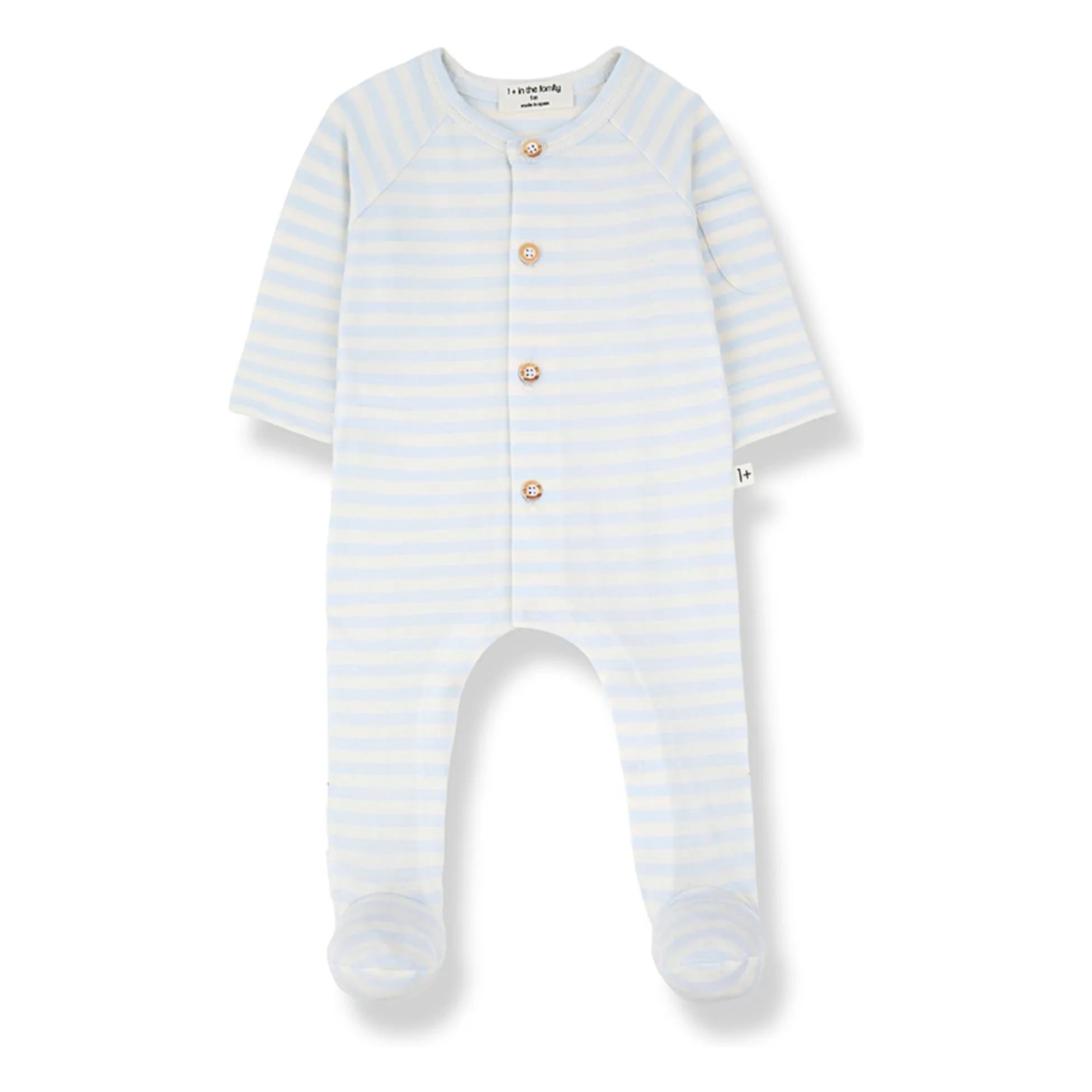 1+ in the family - Felip Gestreifter Pyjama | Hellblau