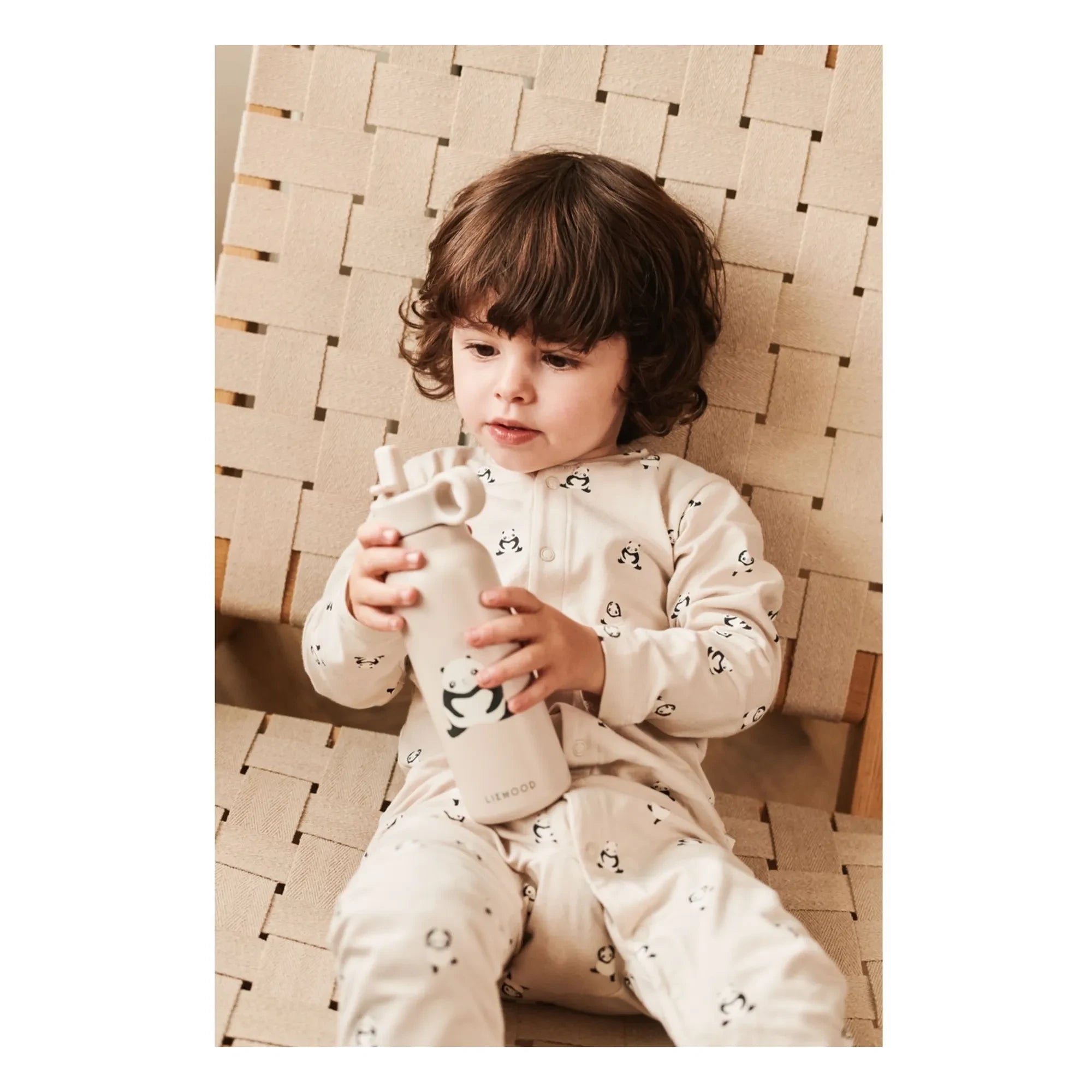 Liewood – Pyjama Birk Pandas Bio-Baumwolle | Beige