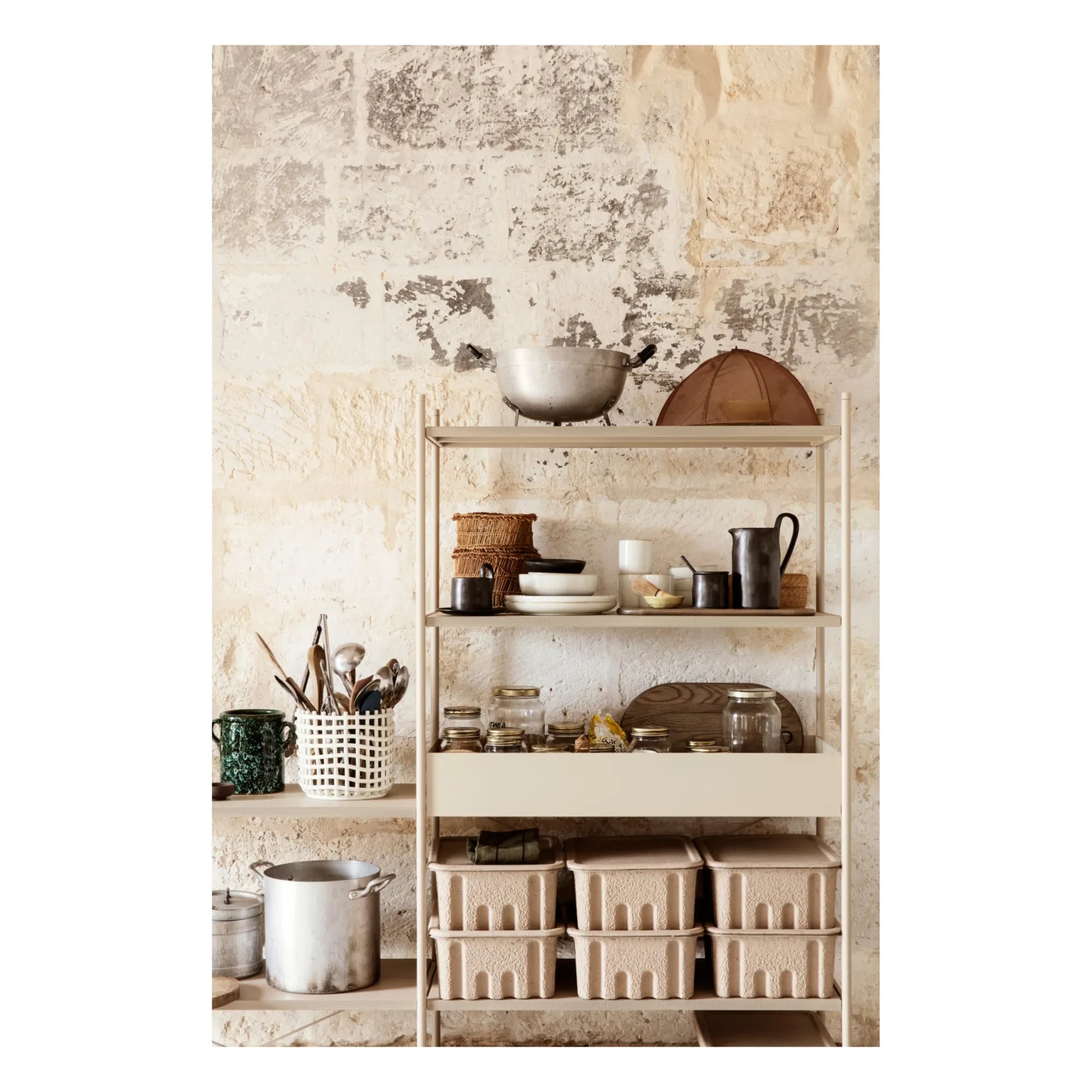 Ferm Living - Keramik Korb | Weiß