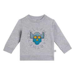 Stella McCartney Kids - Superhelden-Sweatshirt | Grau meliert