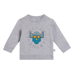 Stella McCartney Kids - Superhelden-Sweatshirt | Grau meliert