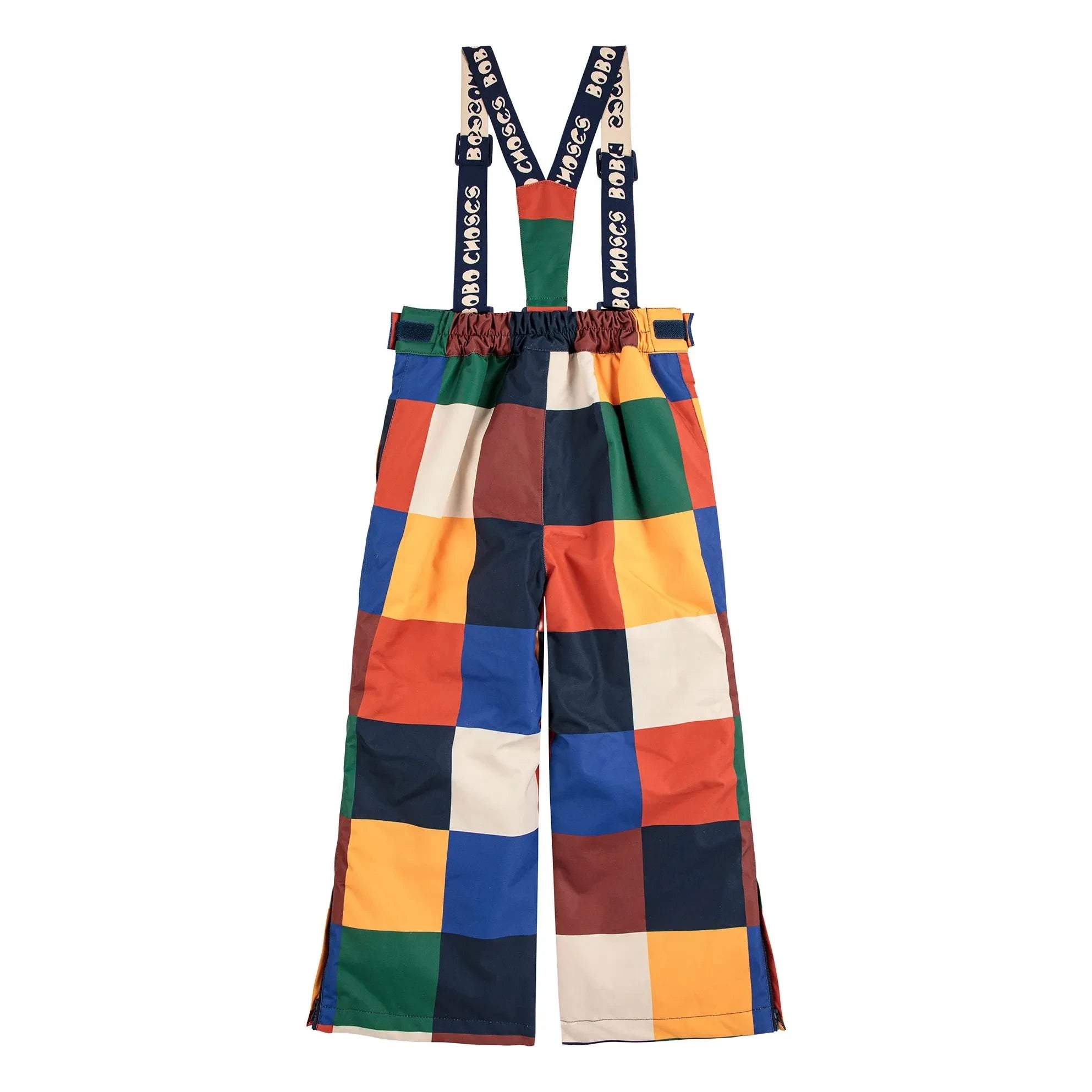 Bobo Choses - Carreaux Recycelte Faser Skihose | Blau