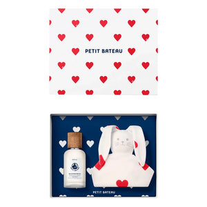 Petit Bateau - Geschenkset zur Geburt mit Parfum und Kuscheltier