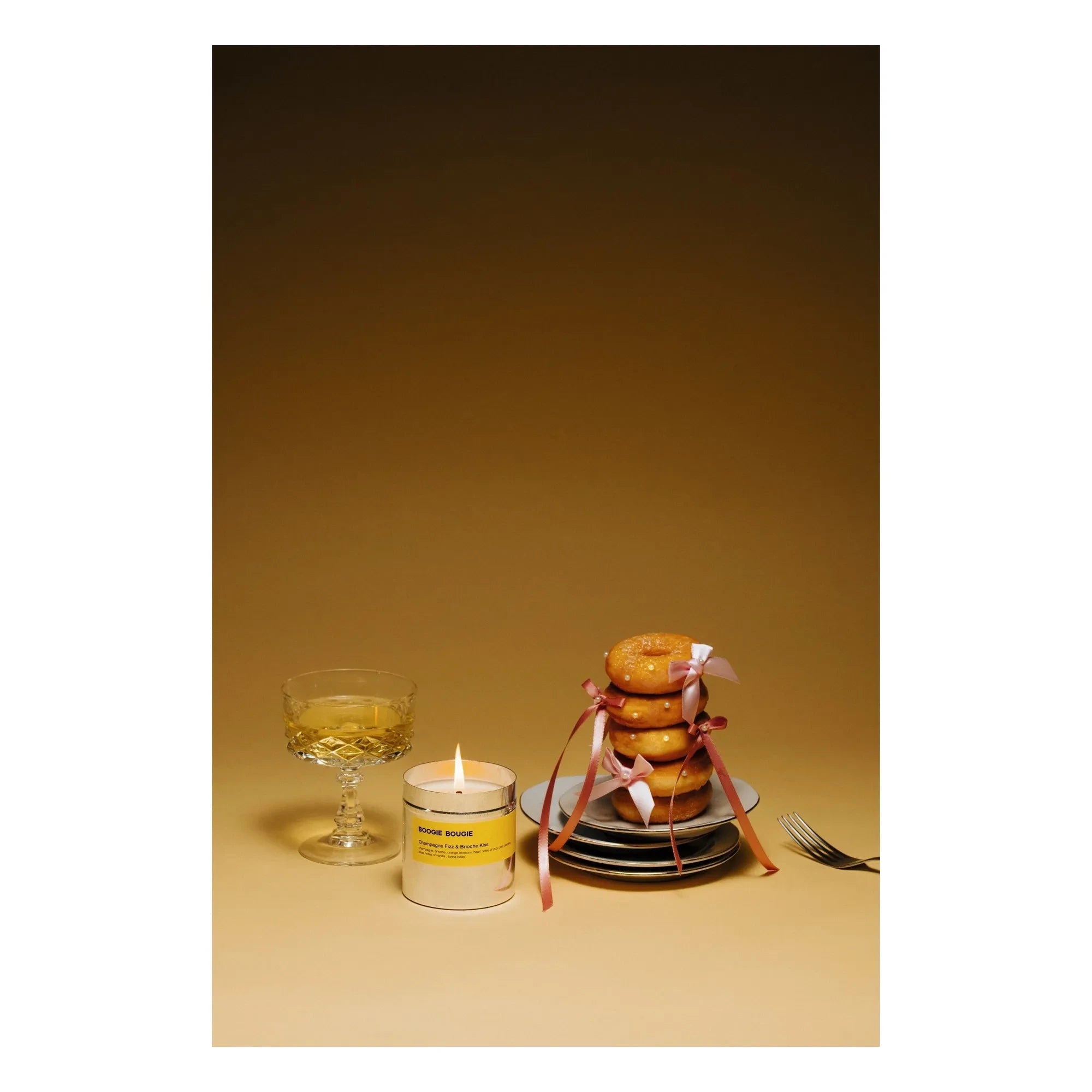 Boogie Bougie - Champagner Fizz & Brioche Kiss Kerze