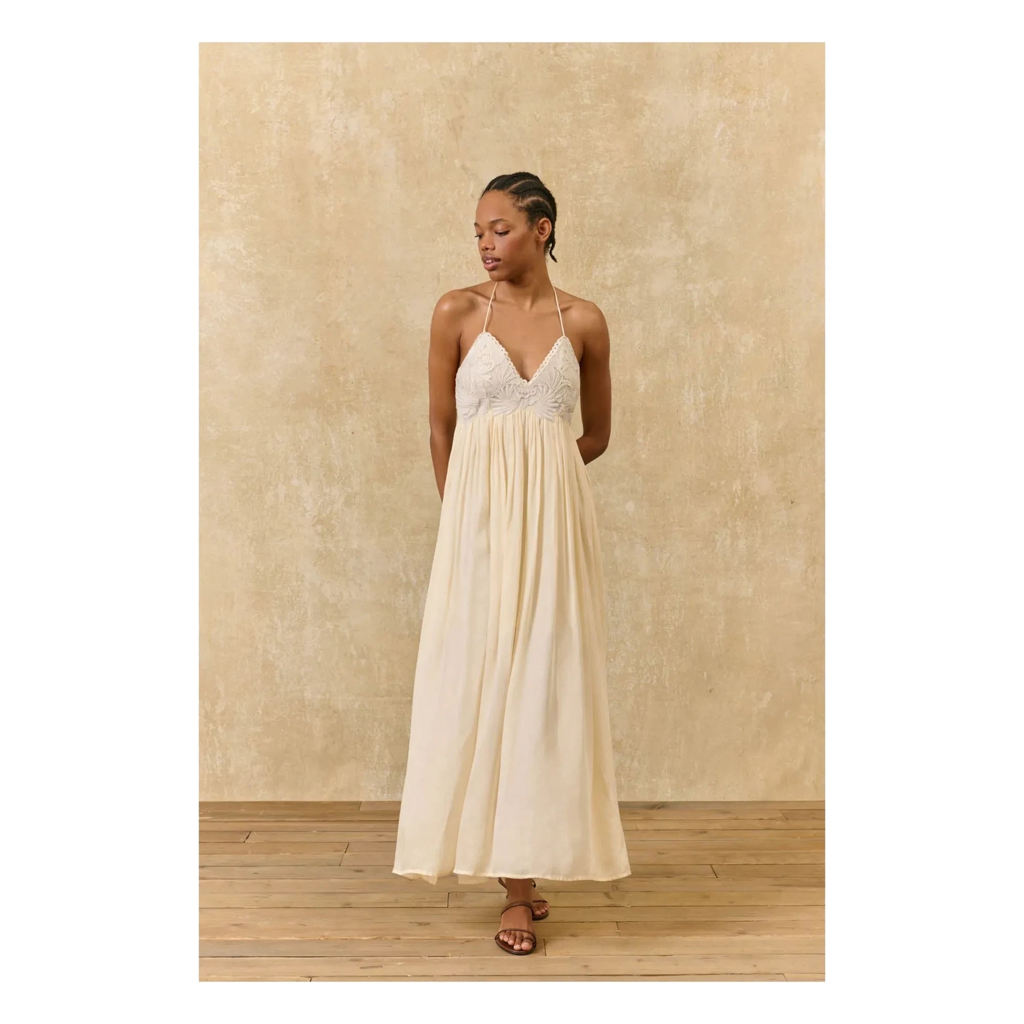 Louise Misha – Ysolde Kleid | Blasses Gelb