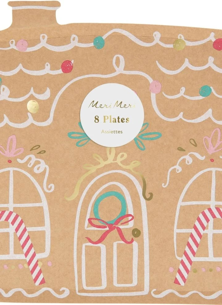 Meri Meri - Ingwer-Plätzchen Papierteller - 8er Set