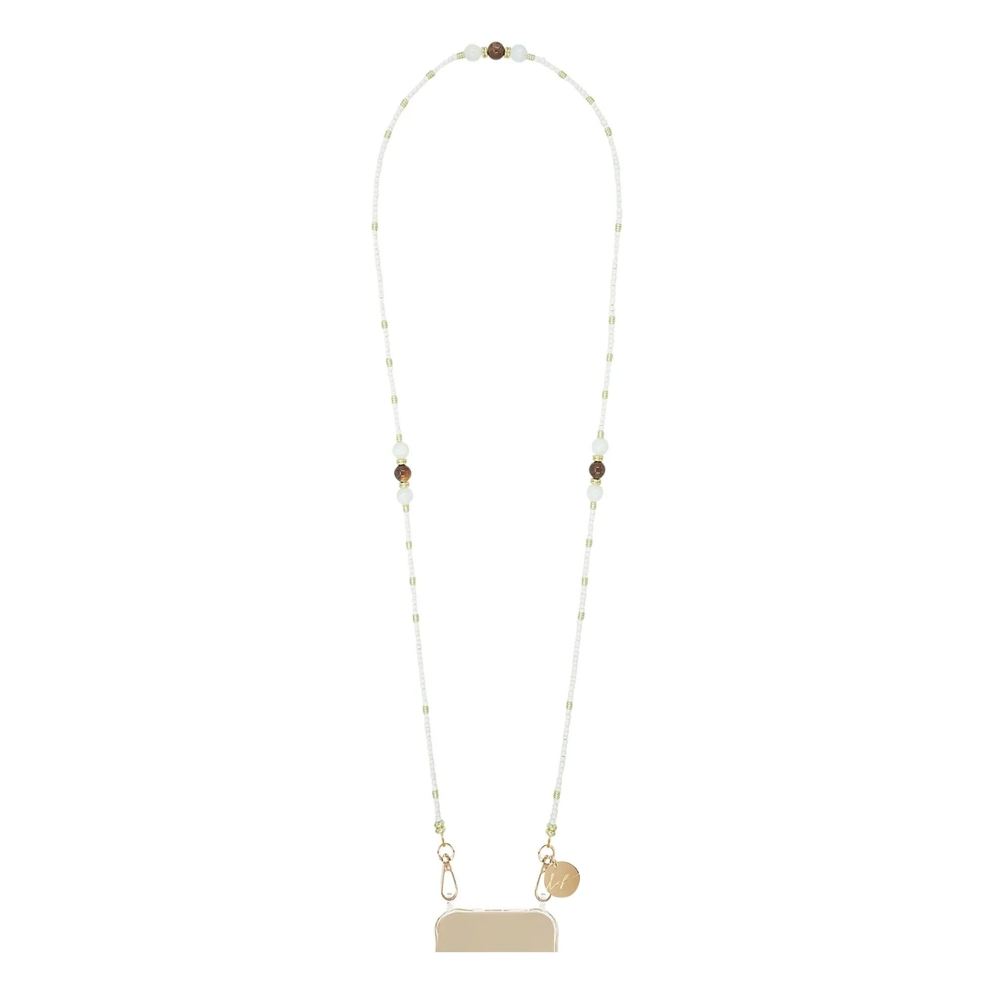 LaCoqueFrançaise - Iris lange Kette 120 cm | Beige
